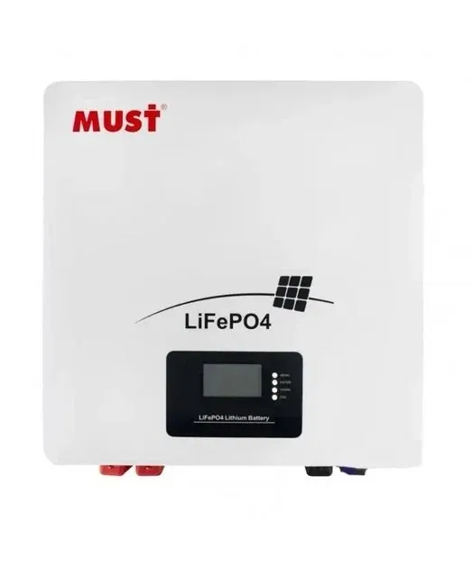 Must LP16-24100 спереду: екран і чотири індикатори на передній панелі